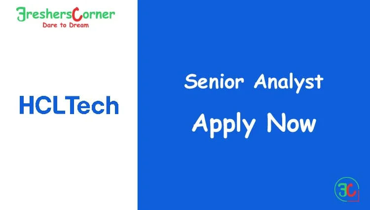 HCL Senior Analyst