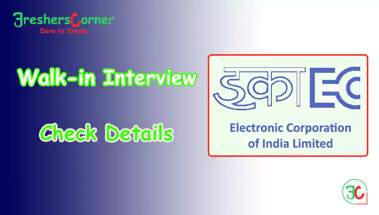 ECIL Walk-in Interview 2023