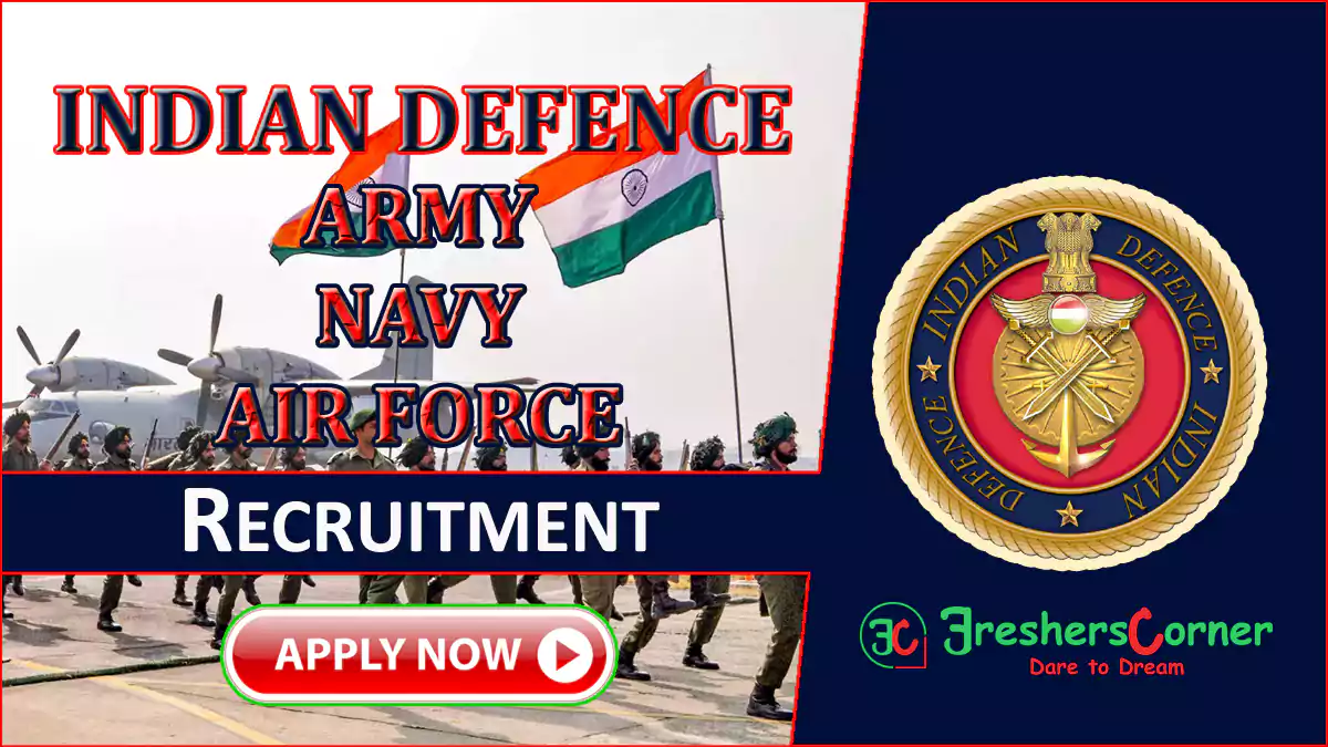 Defence Jobs 2024 - Ministry Of Defence Recruitment - FreshersCorner