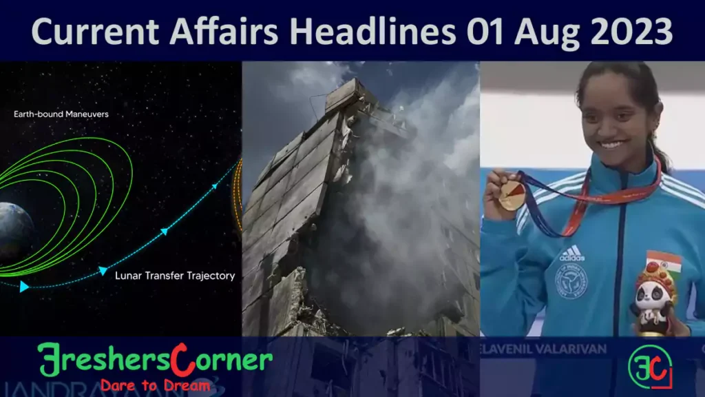 Current Affairs Today's One Liner August 01, 2023