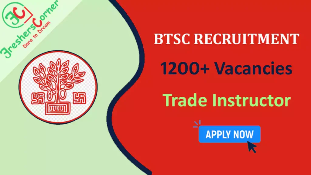 BTSC Trade Instructor Recruitment 2023