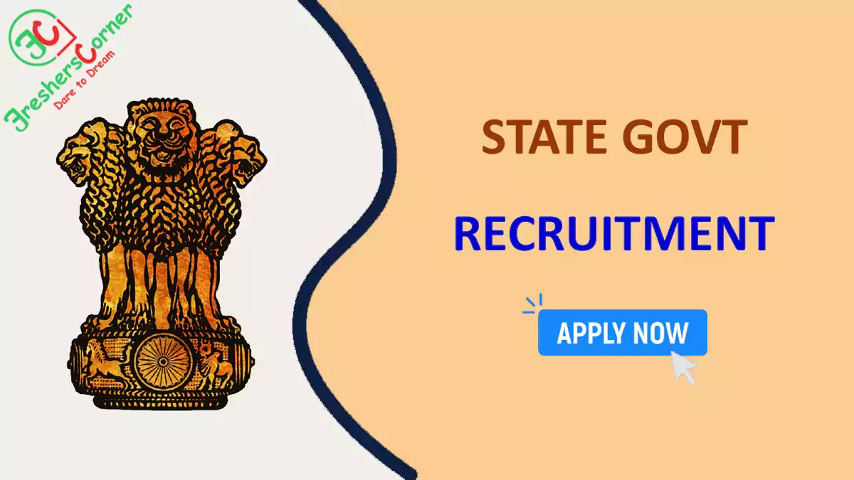 State Government Jobs 2025 - Latest State Wise Govt Jobs - FreshersCorner